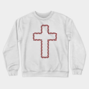 Christian Cross Merch | Jesus Christ | Newest Easter Cross Crewneck Sweatshirt